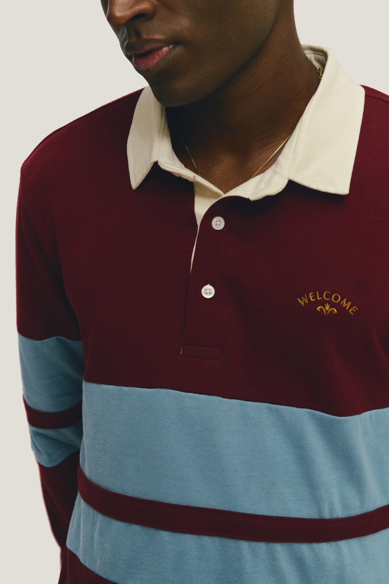Polo Rugby Tulipa Listra ML - Vinho Bordeaux