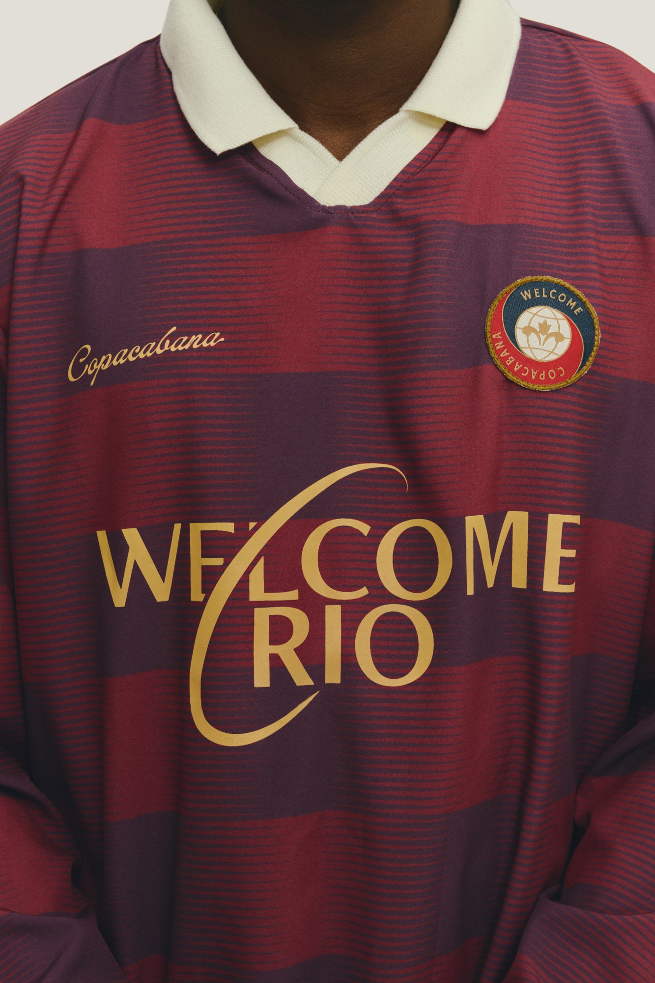 Camisa Jersey Cherry - Vinho e Rosa