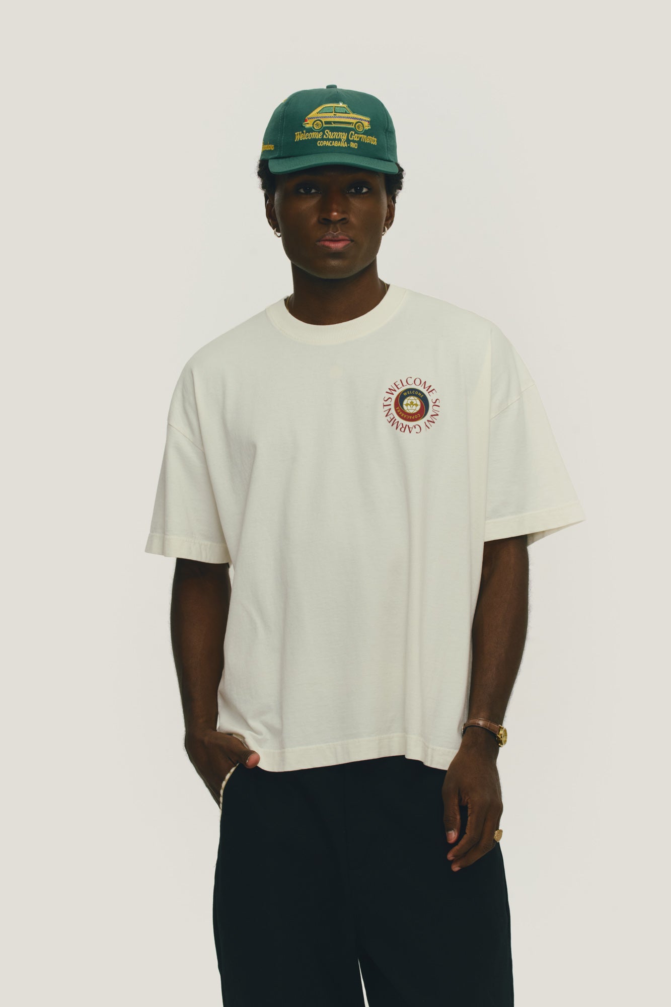 T-Shirt Boxy Fit Finest - Off White