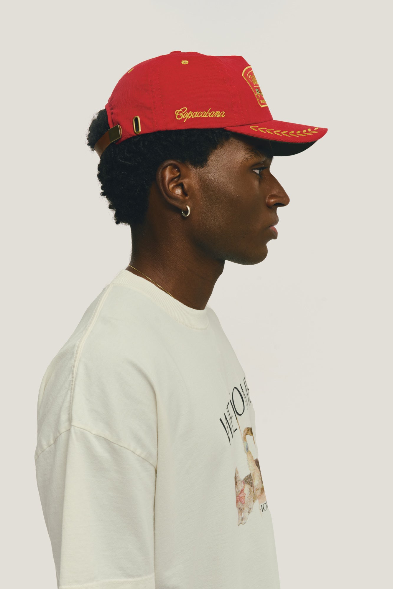 Boné Global Veludo - Vermelho