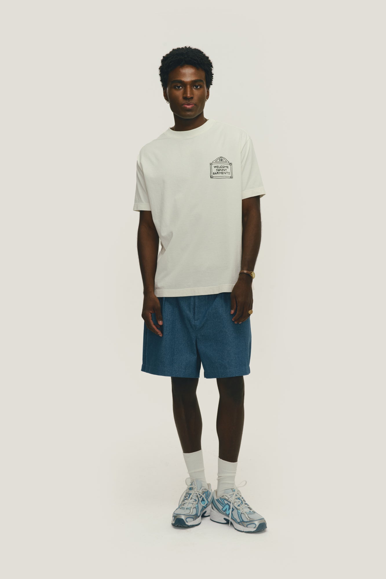 T-Shirt Regular Fit Vase - Off White