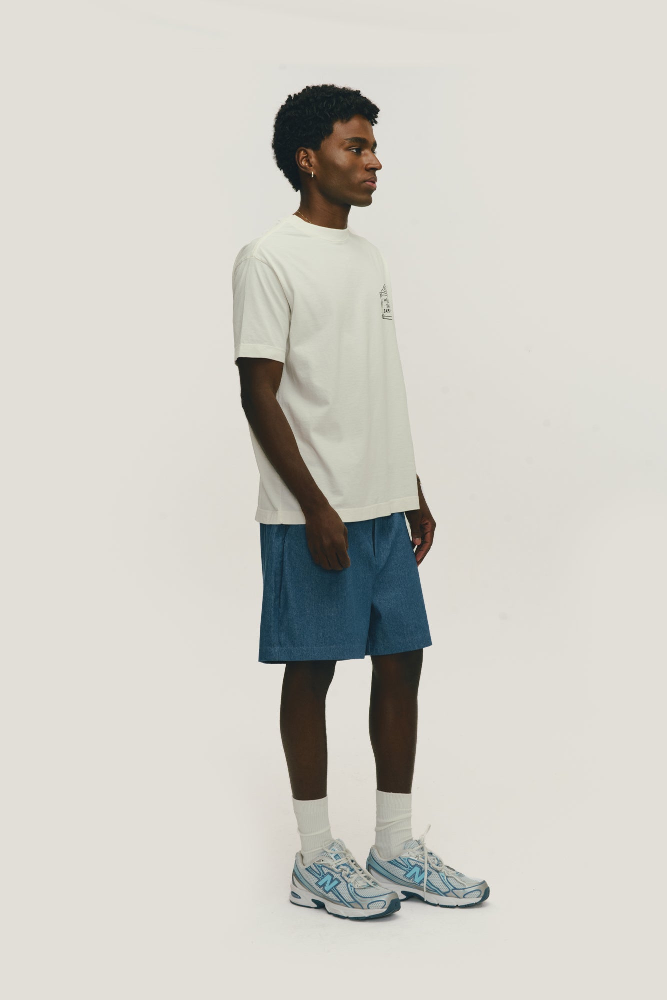 T-Shirt Regular Fit Vase - Off White