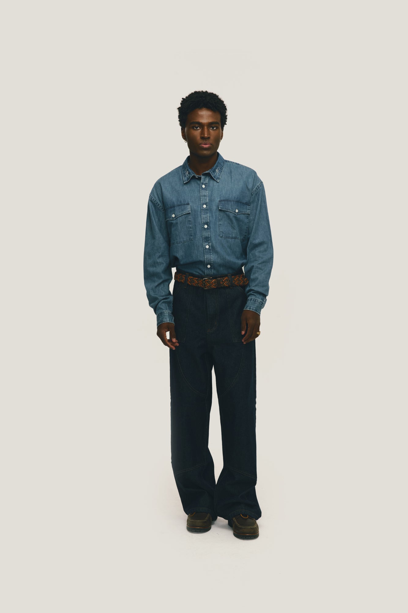 Calça Jeans Western Wide - Índigo