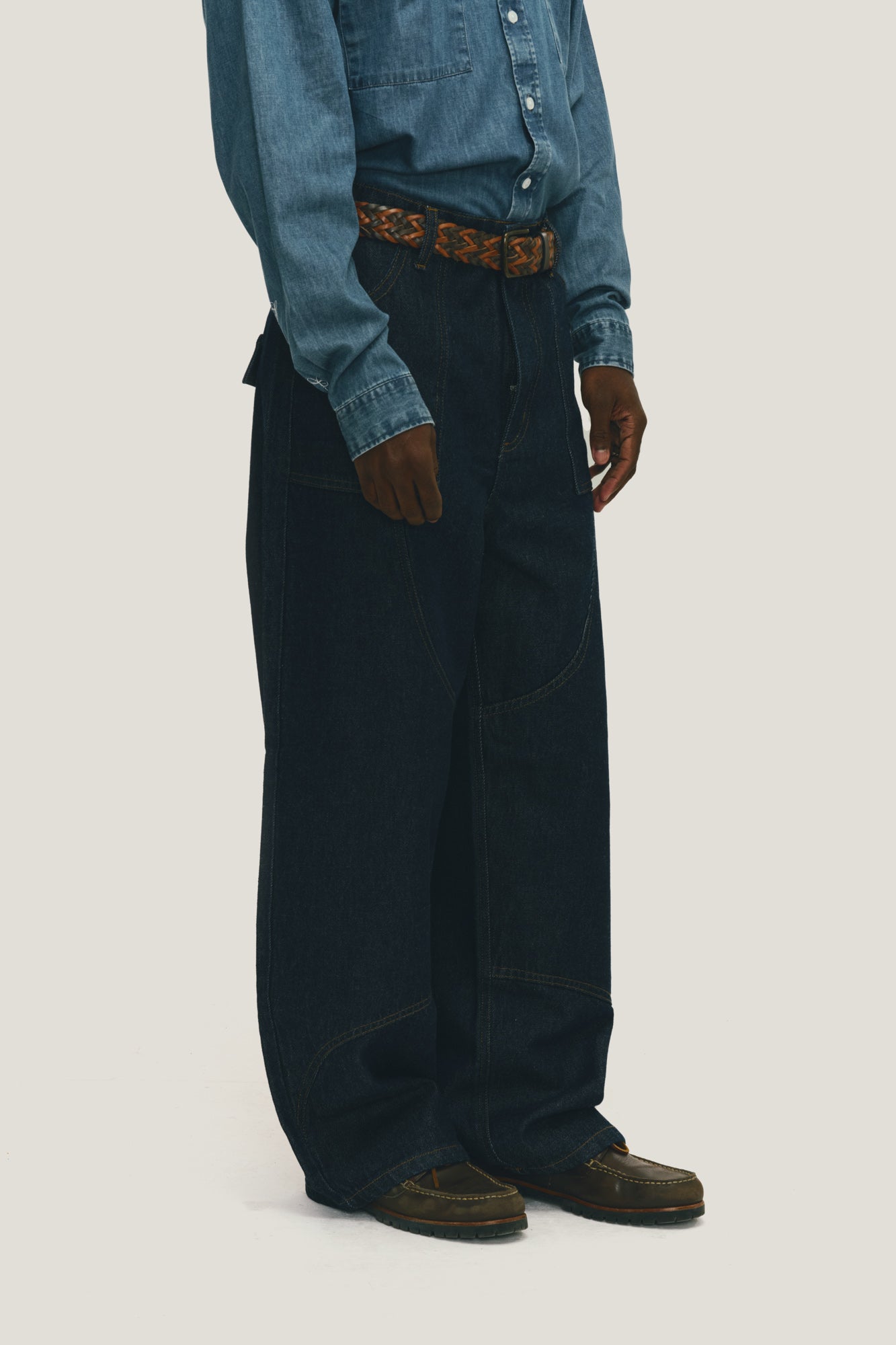 Calça Jeans Western Wide - Índigo