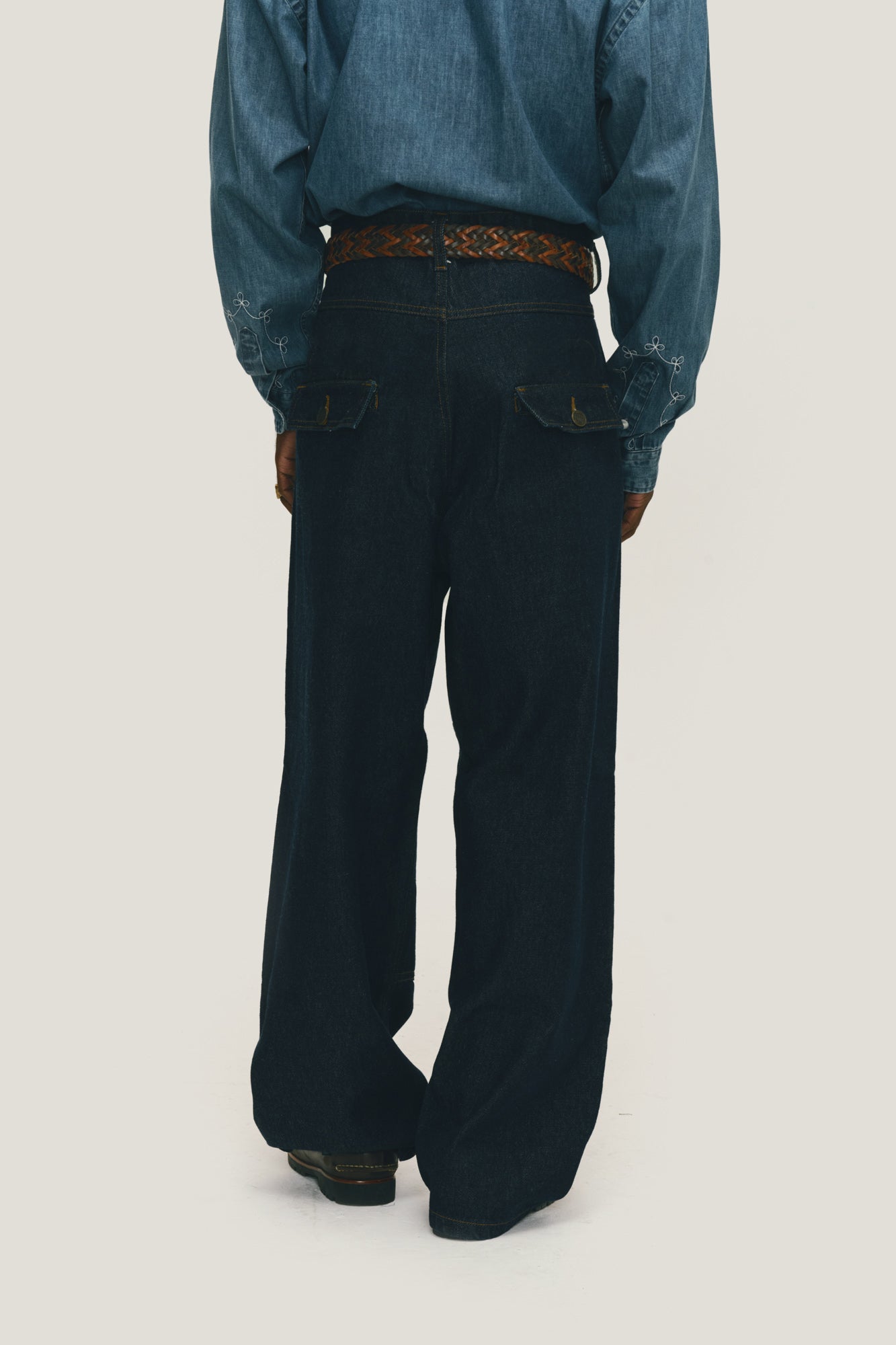 Calça Jeans Western Wide - Índigo