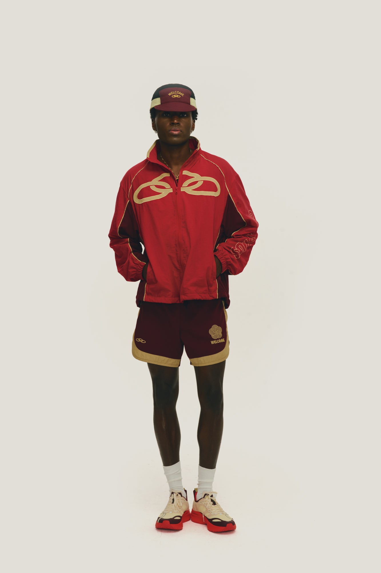 Jaqueta Windbreaker Mantra Olympikus + Welcome - Vermelha