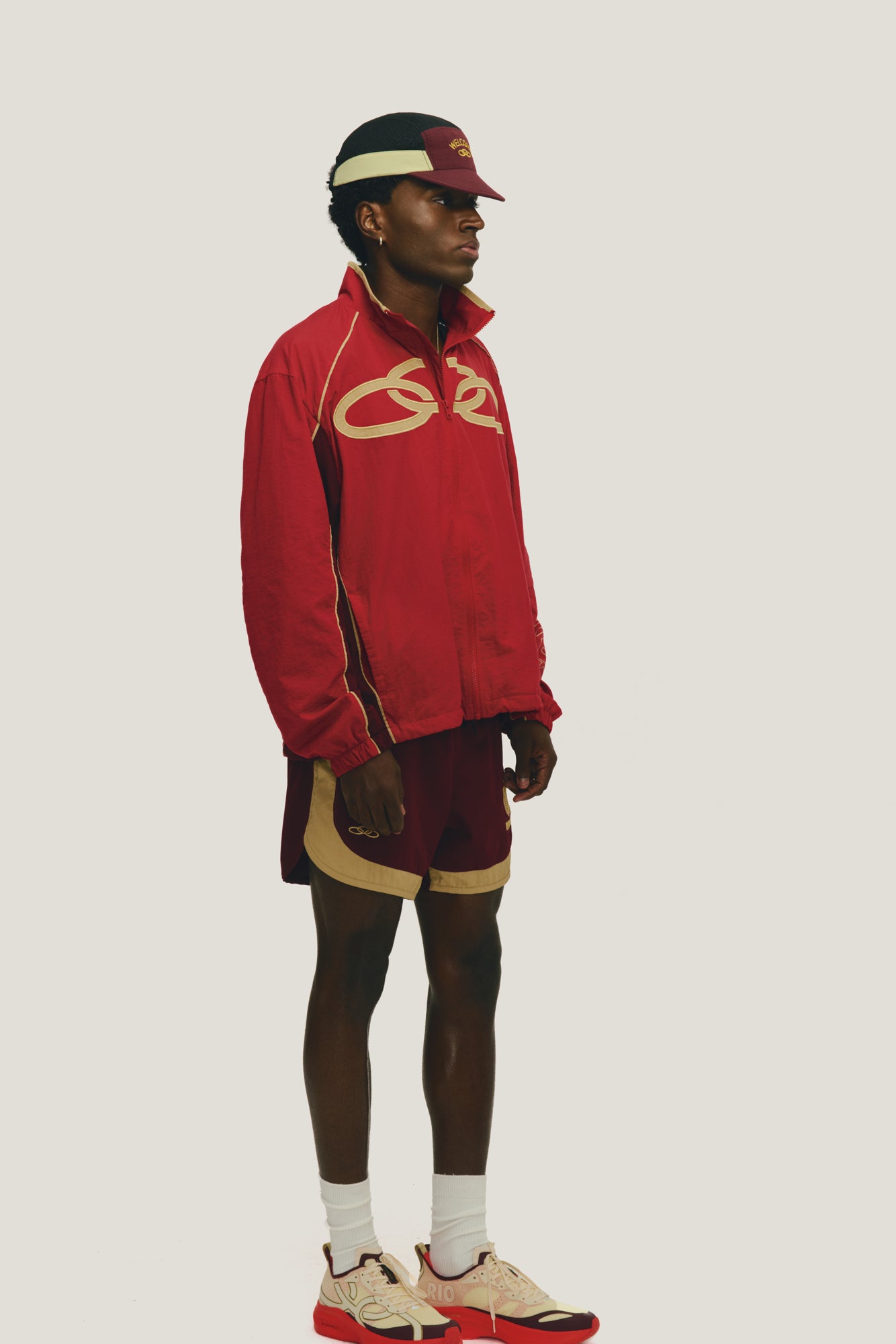 Jaqueta Windbreaker Mantra Olympikus + Welcome - Vermelha