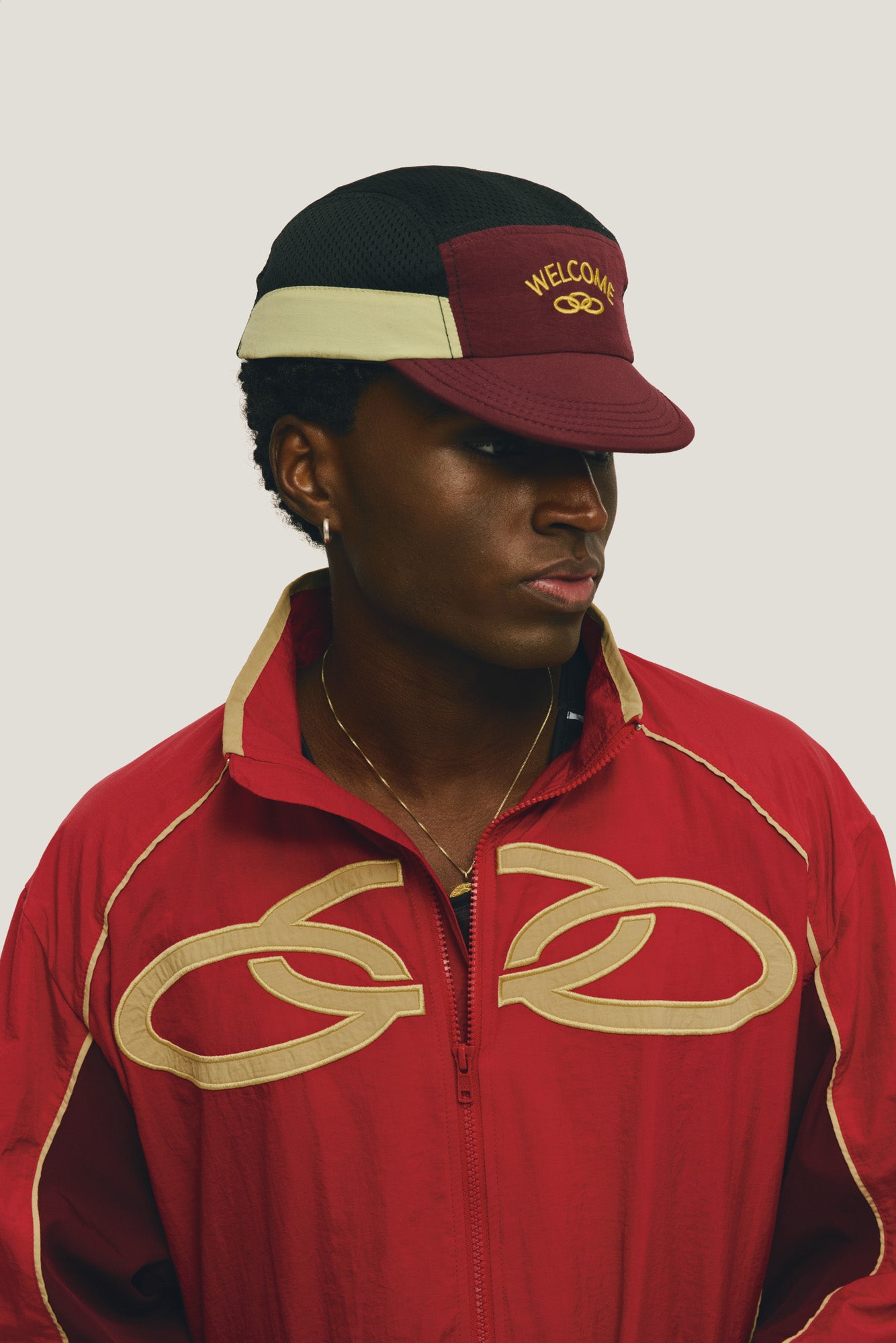 Jaqueta Windbreaker Mantra Olympikus + Welcome - Vermelha