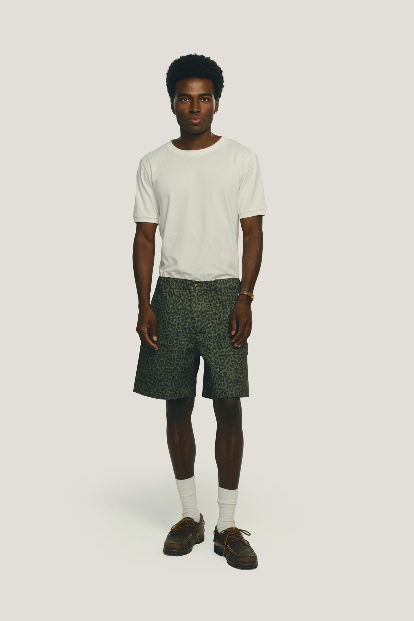 Bermuda Cargo Big Pockets Leopard