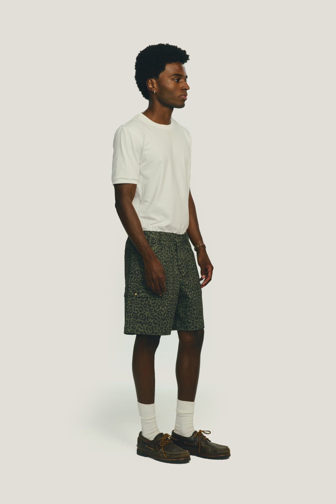 Bermuda Cargo Big Pockets Leopard