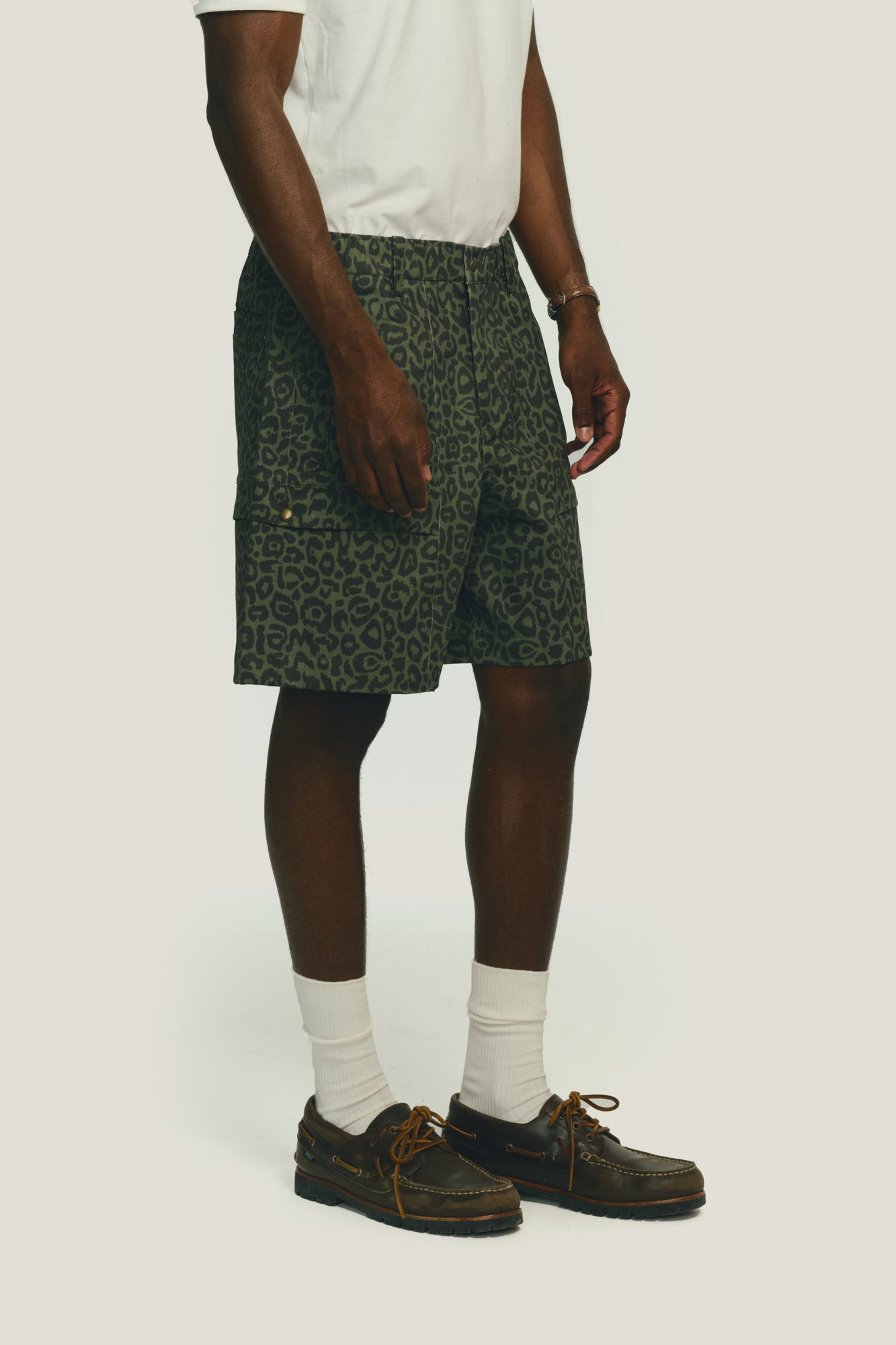 Bermuda Cargo Big Pockets Leopard