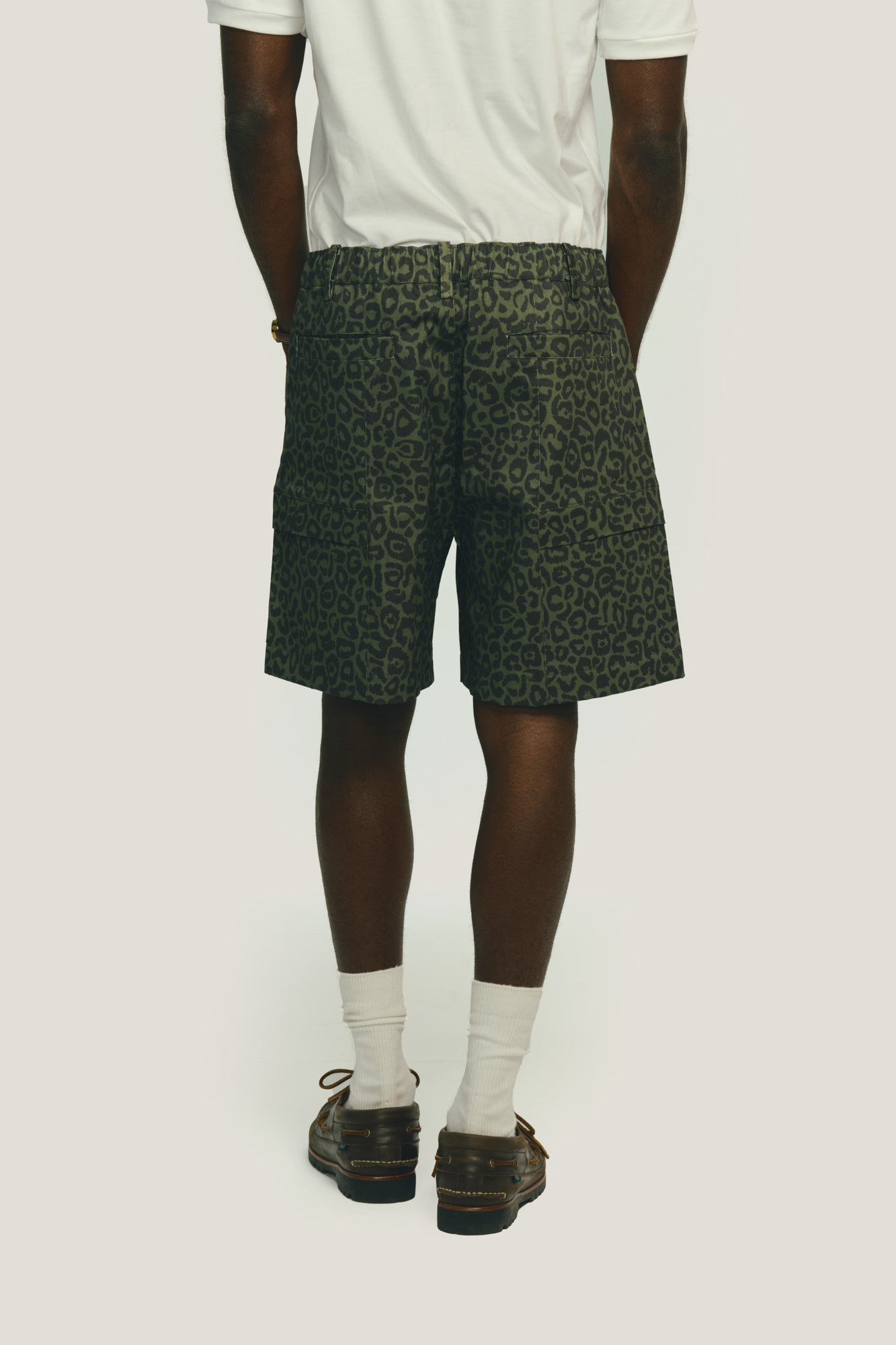 Bermuda Cargo Big Pockets Leopard