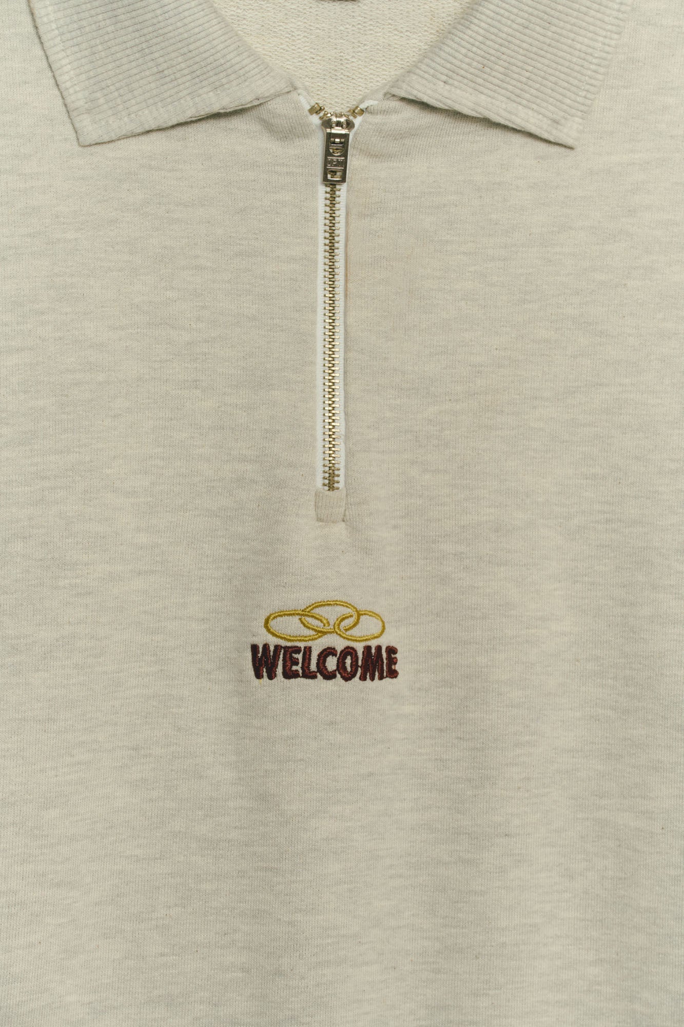 Polo Moletom Mantra Olympikus + Welcome - Cinza Mescla