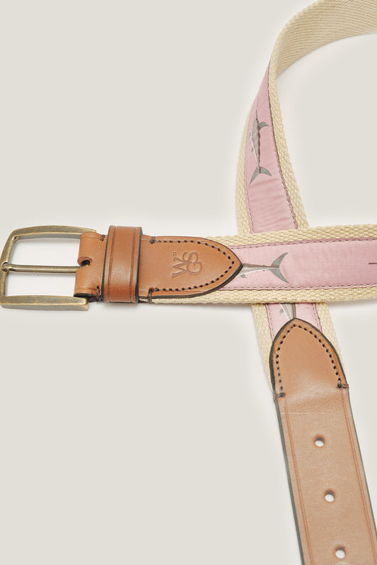 Cinto Algodão com Couro - Marlin