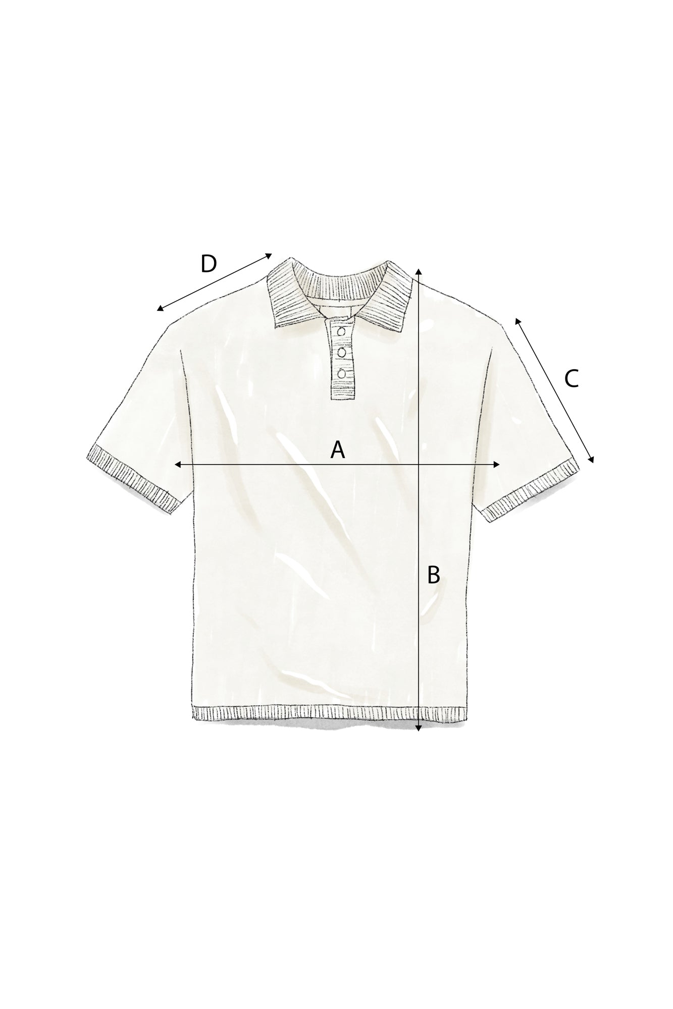 Polo Tricô Checked - Preta