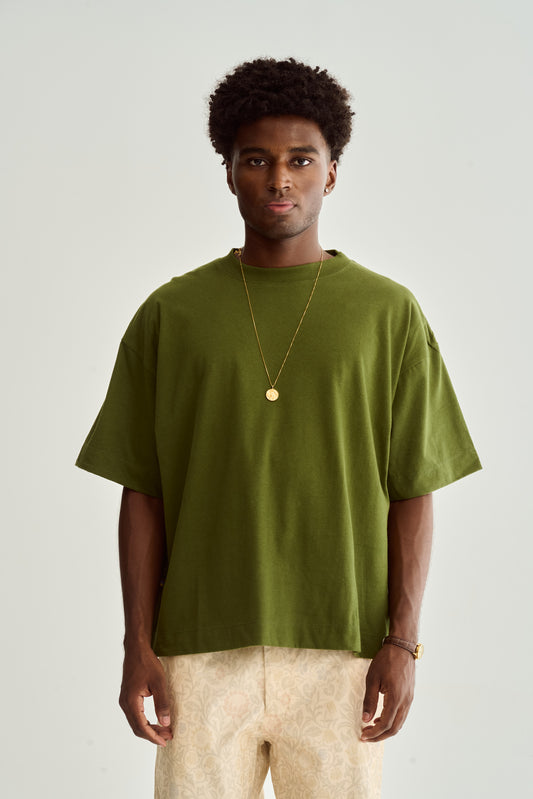 T-shirt Oversized Boxy - Verde