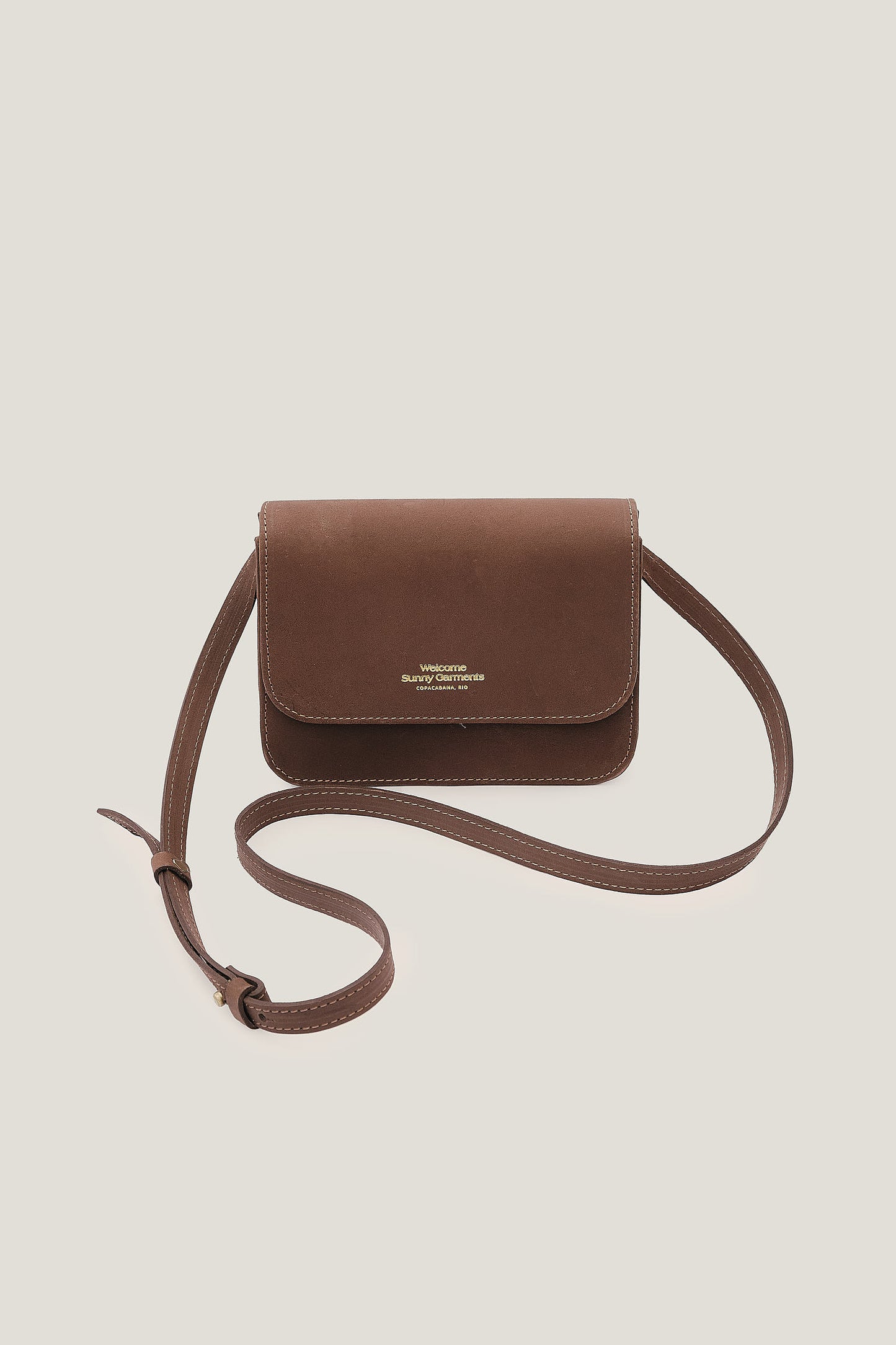 Bolsa de Couro Lafaiete - Marrom Conhaque