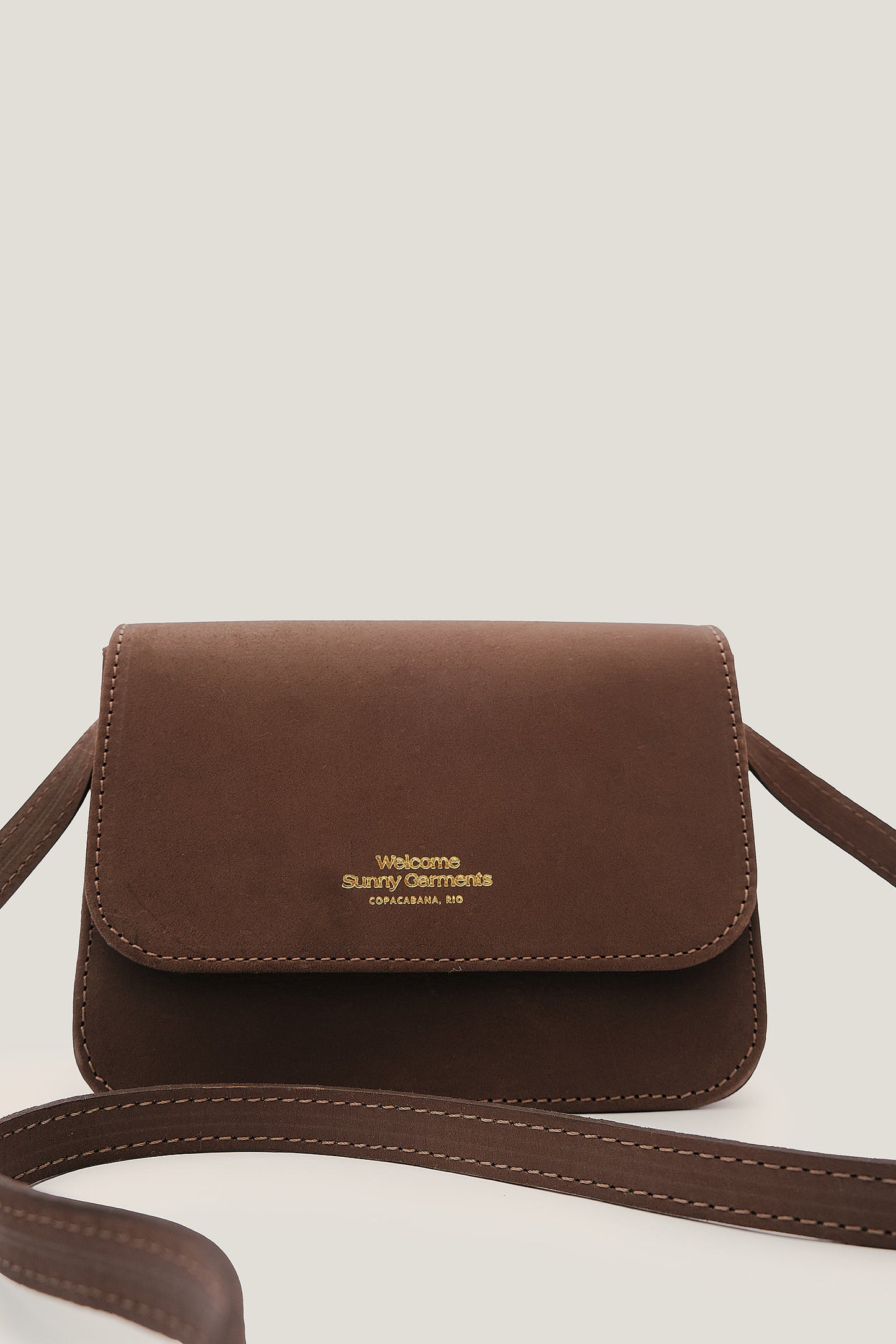 Bolsa de Couro Lafaiete - Marrom Conhaque
