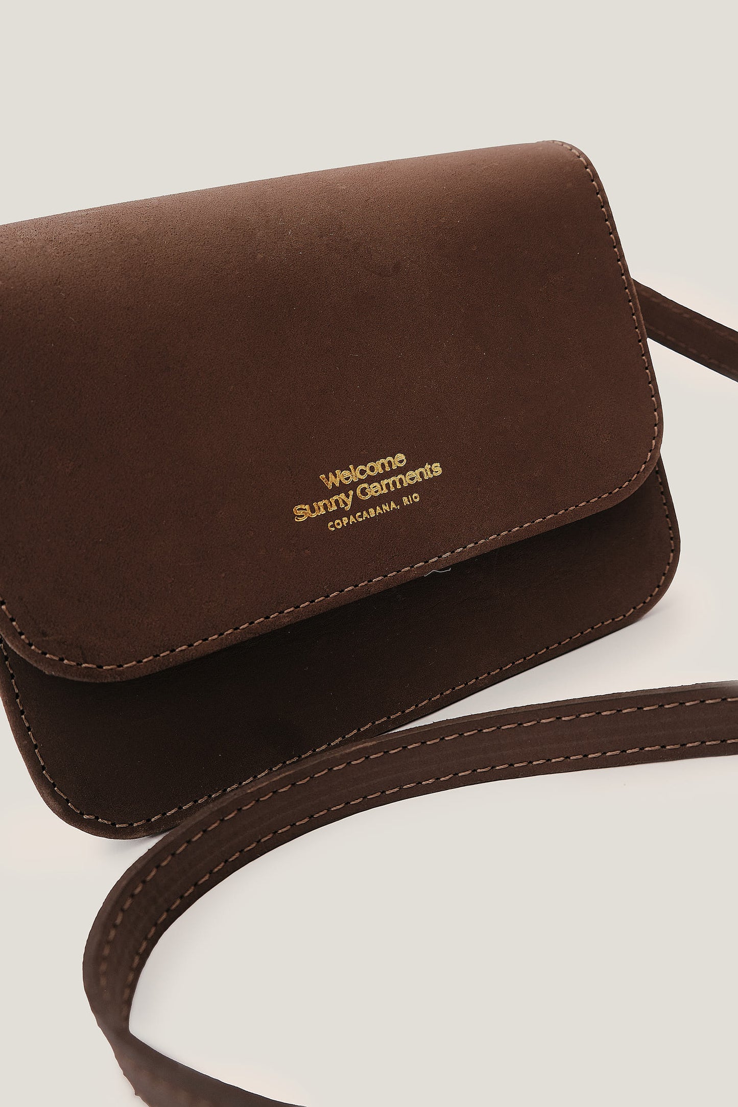 Bolsa de Couro Lafaiete - Marrom Conhaque