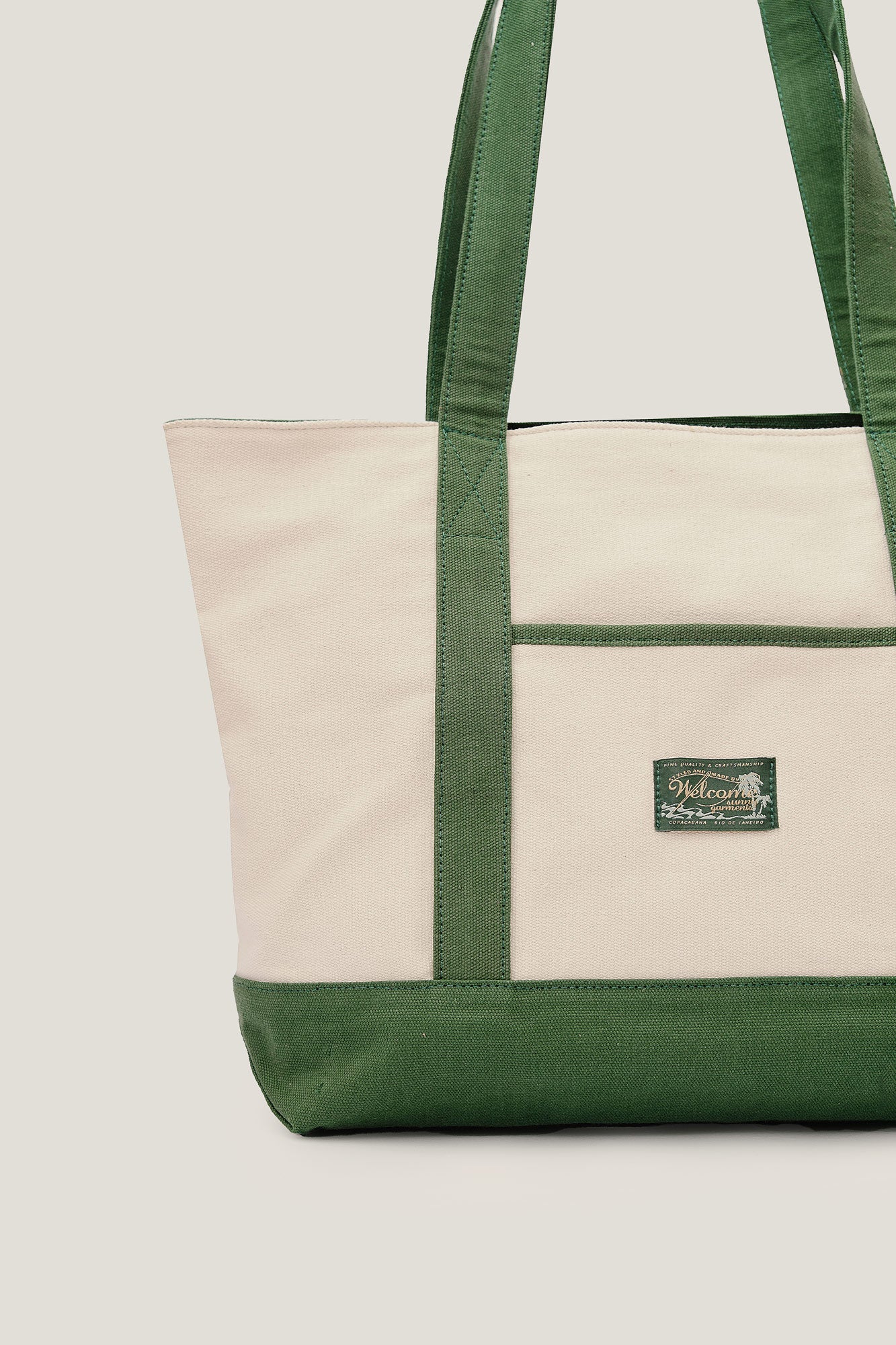Canvas Tote Bag Sunny Heavy Weight - Verde