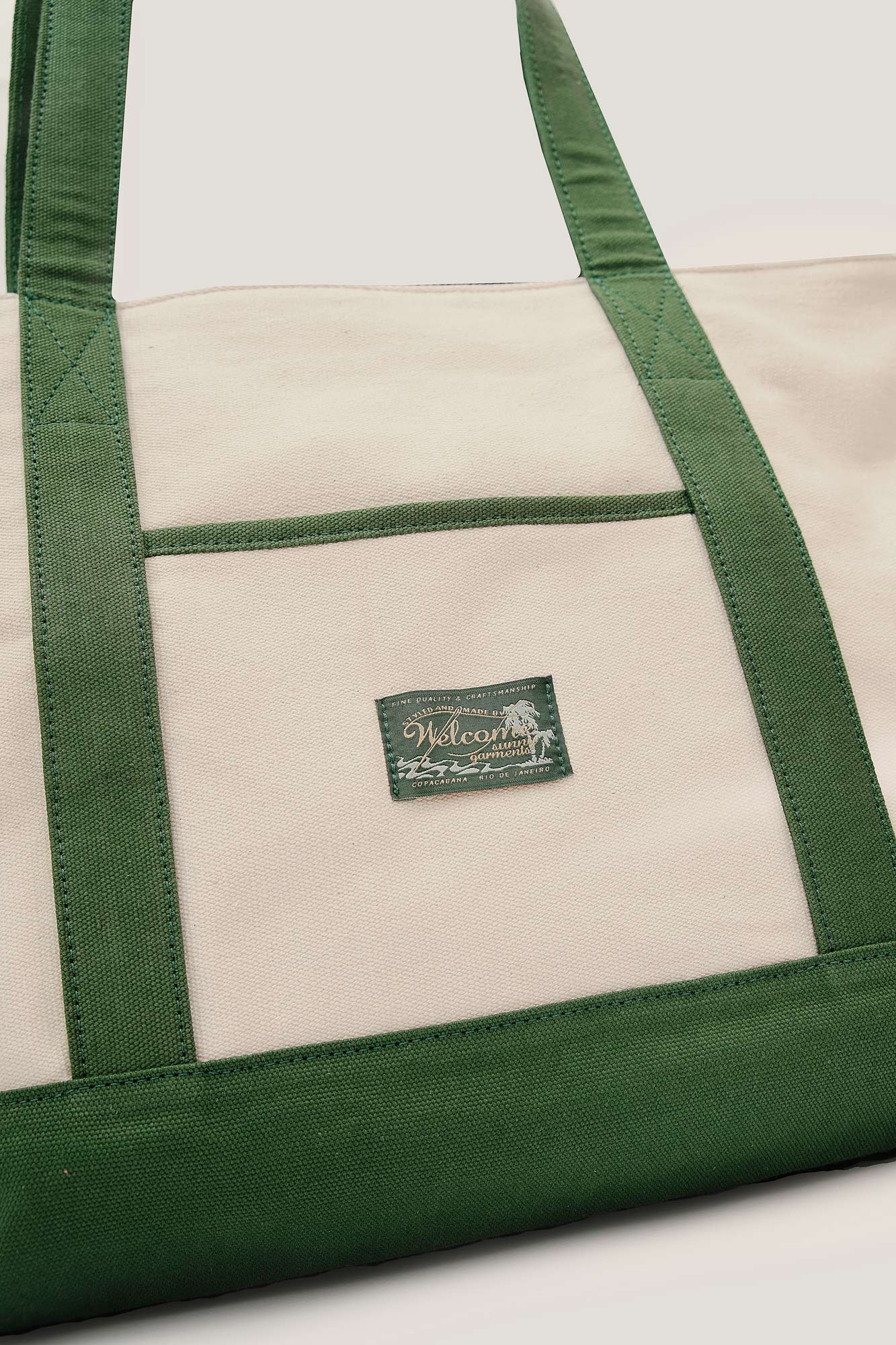 Canvas Tote Bag Sunny Heavy Weight - Verde