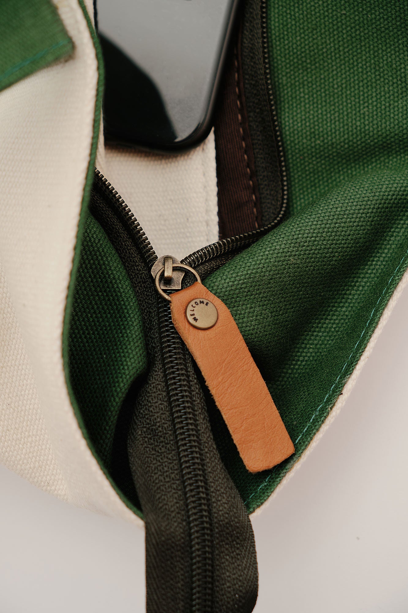 Canvas Tote Bag Sunny Heavy Weight - Verde