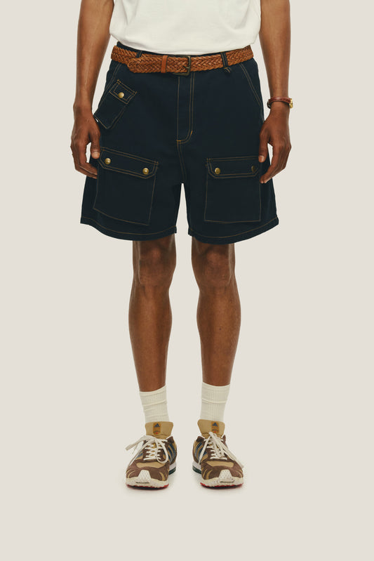 Bermuda Safari Cargo - Azul Noturno