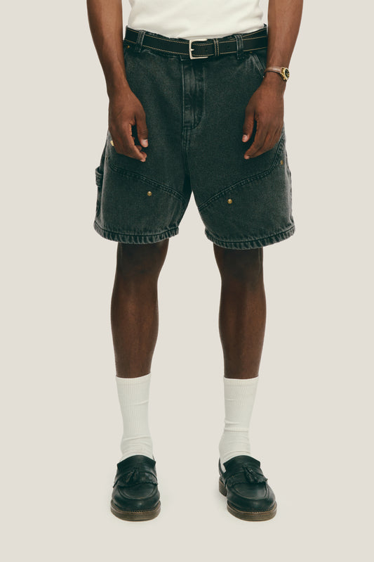 Bermuda Jeans Western - Preta