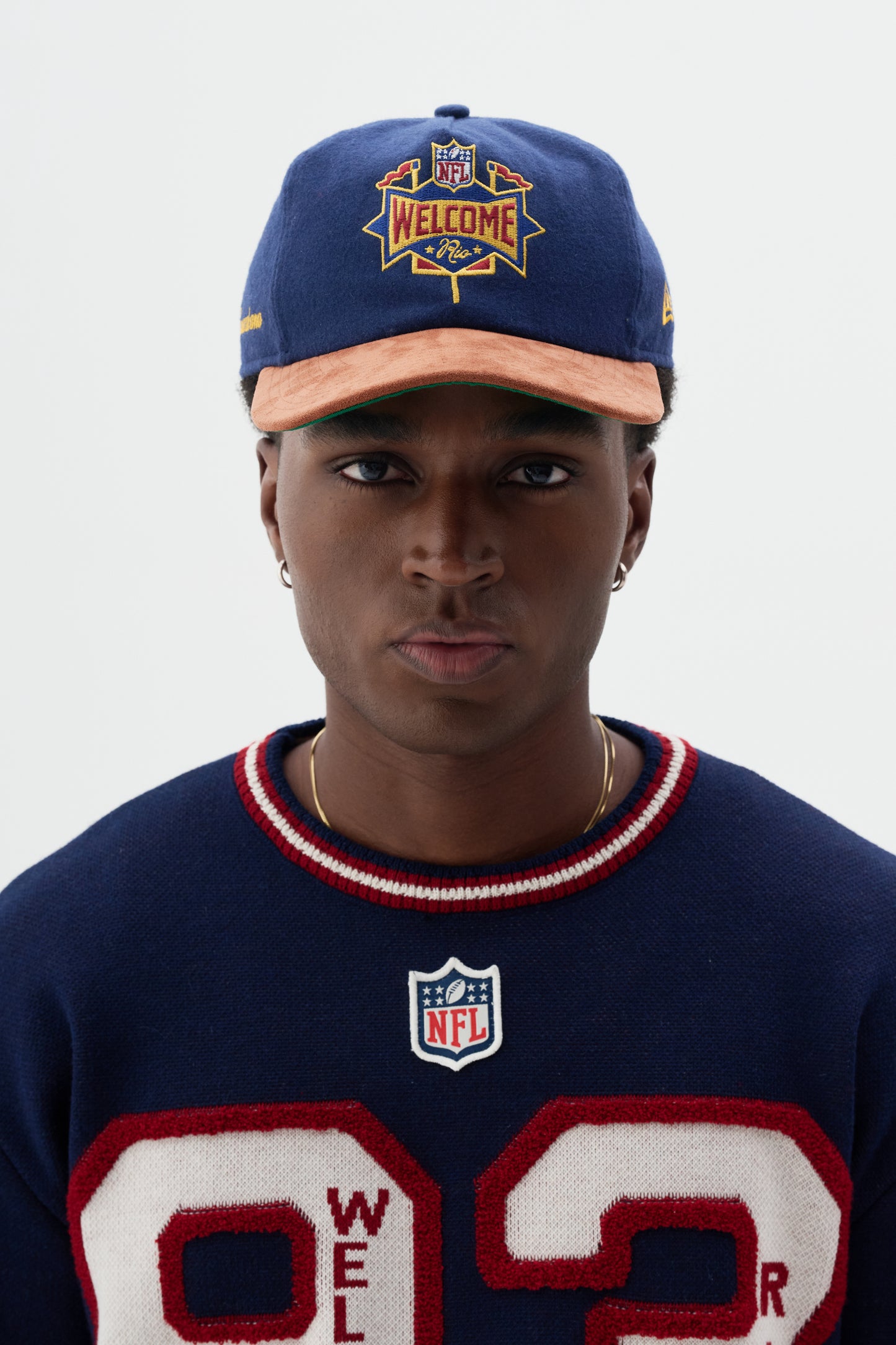 Boné Stadium Veludo x NFL x New Era - Azul