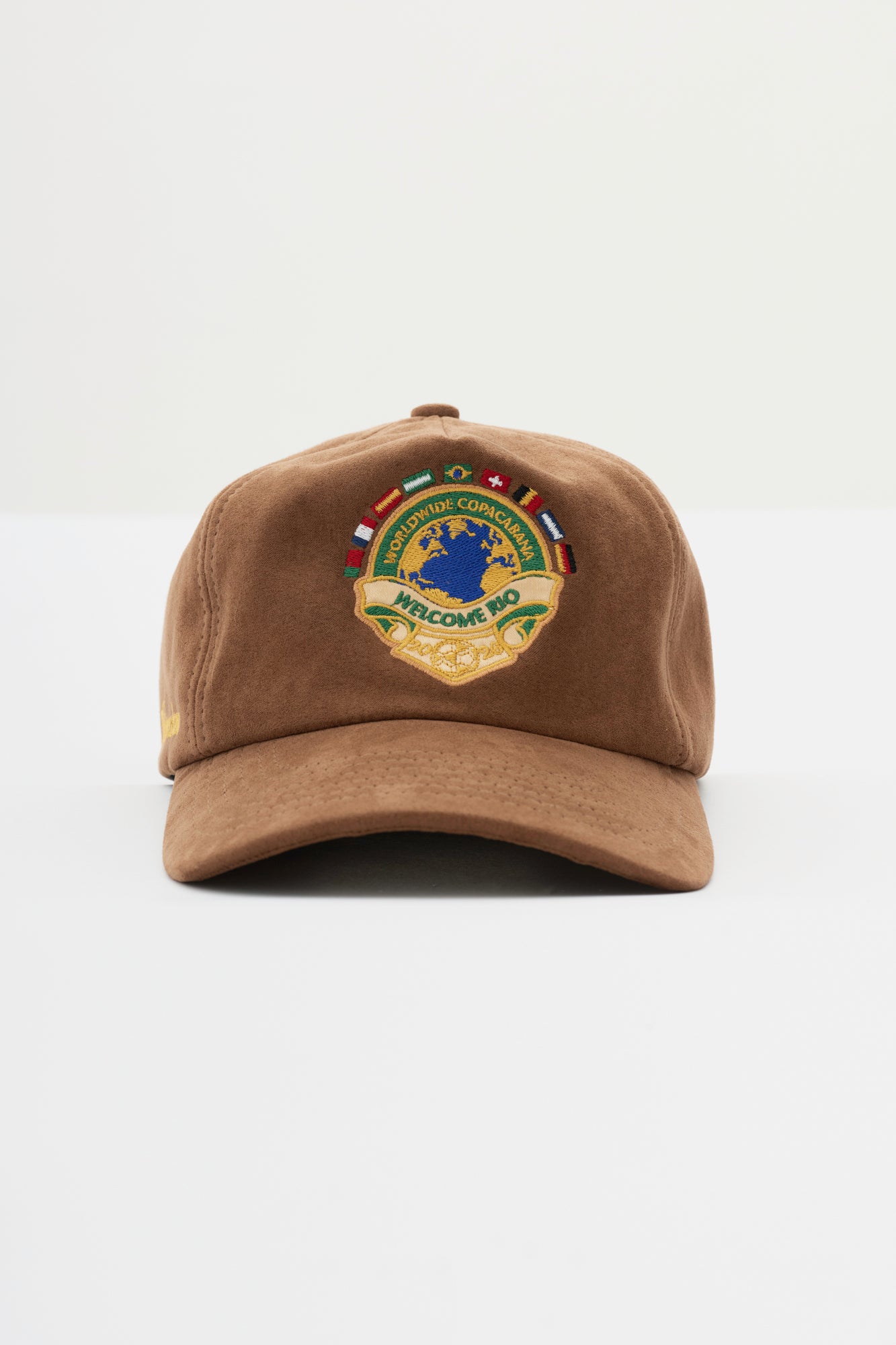 Boné Veludo Worldwide - Marrom