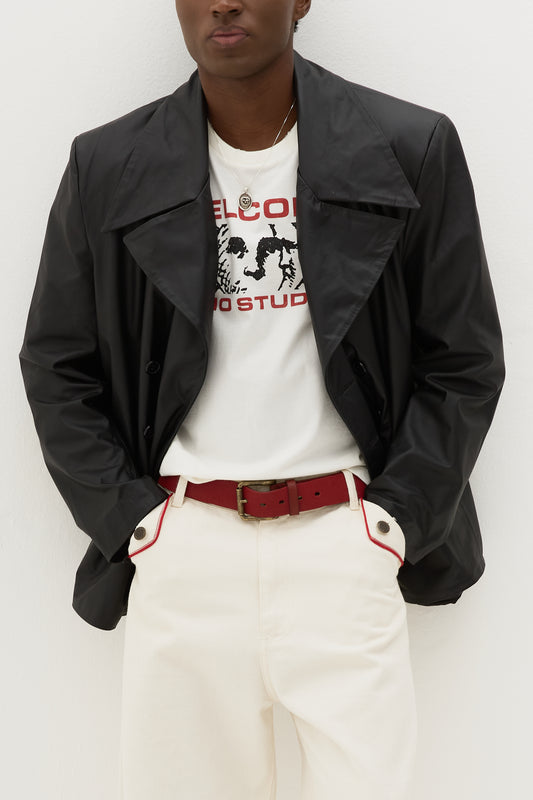 Cinto Rivet Signature x Egho - Vermelho