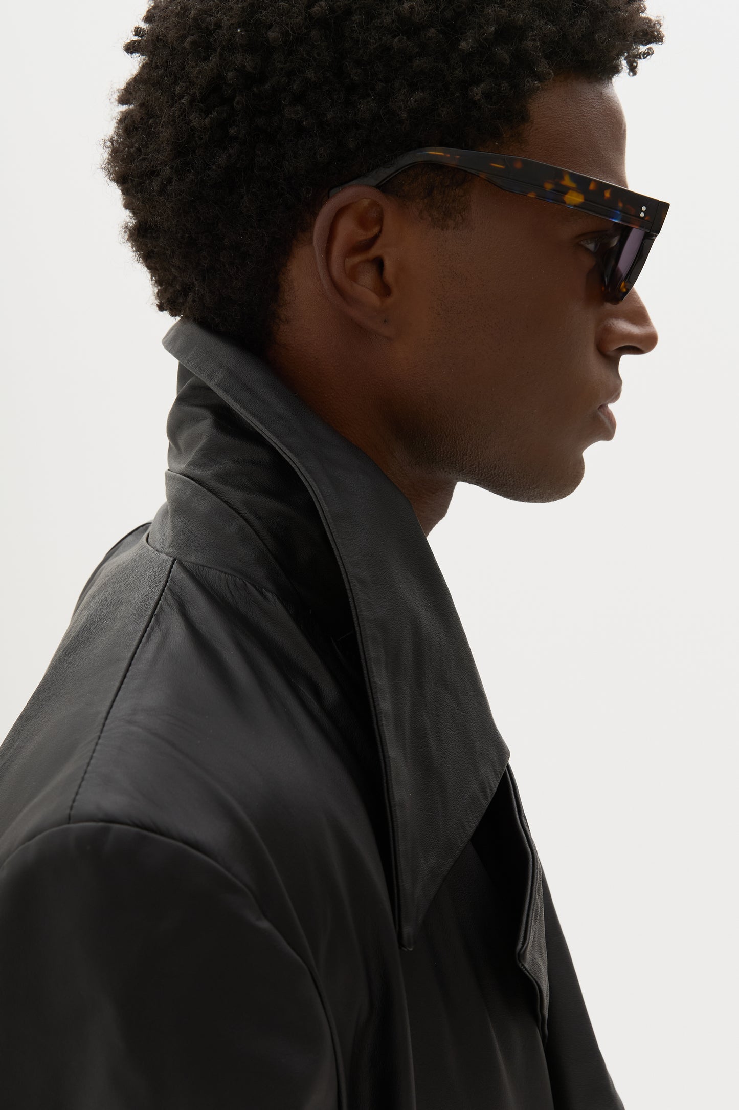 Blazer Couro x Egho - Preto