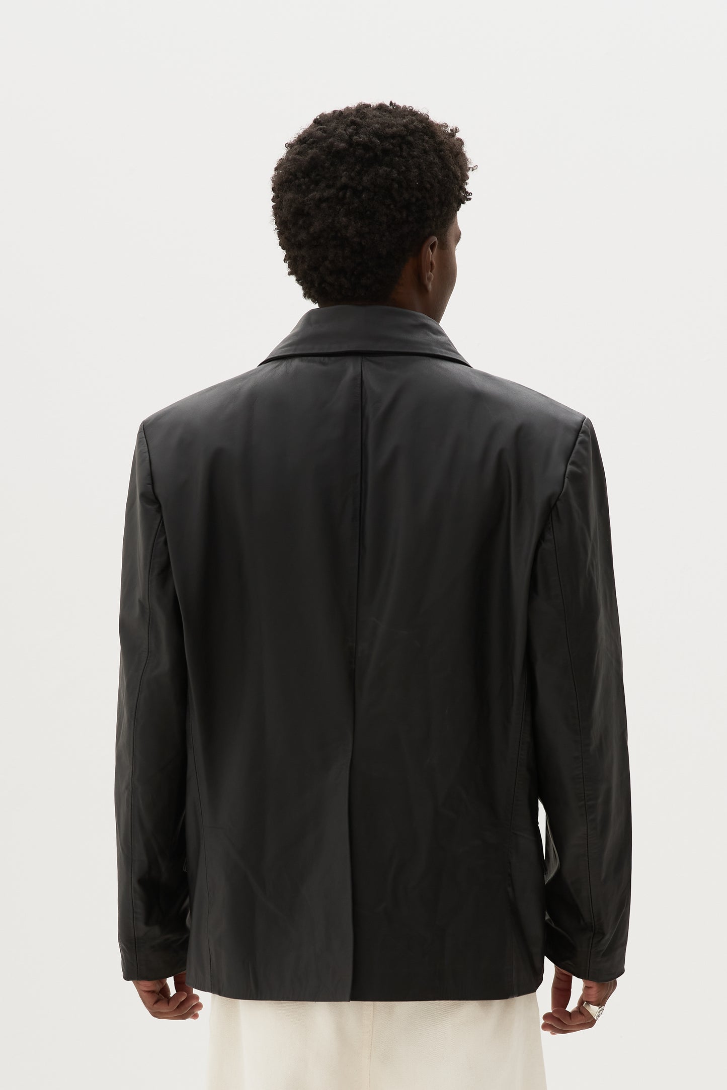 Blazer Couro x Egho - Preto