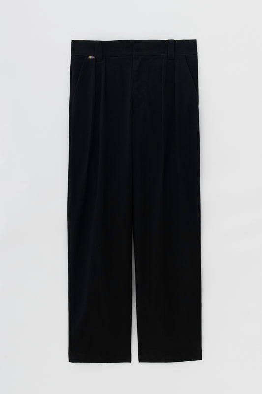 Calça Alfaiataria Dupla Prega - Preta