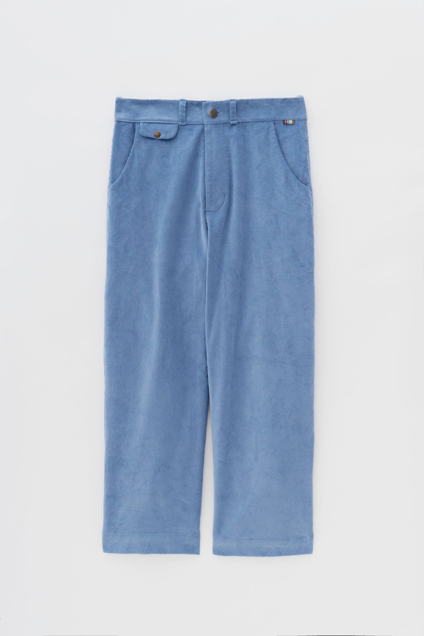 Calça Chino Cotelê - Azul Vintage