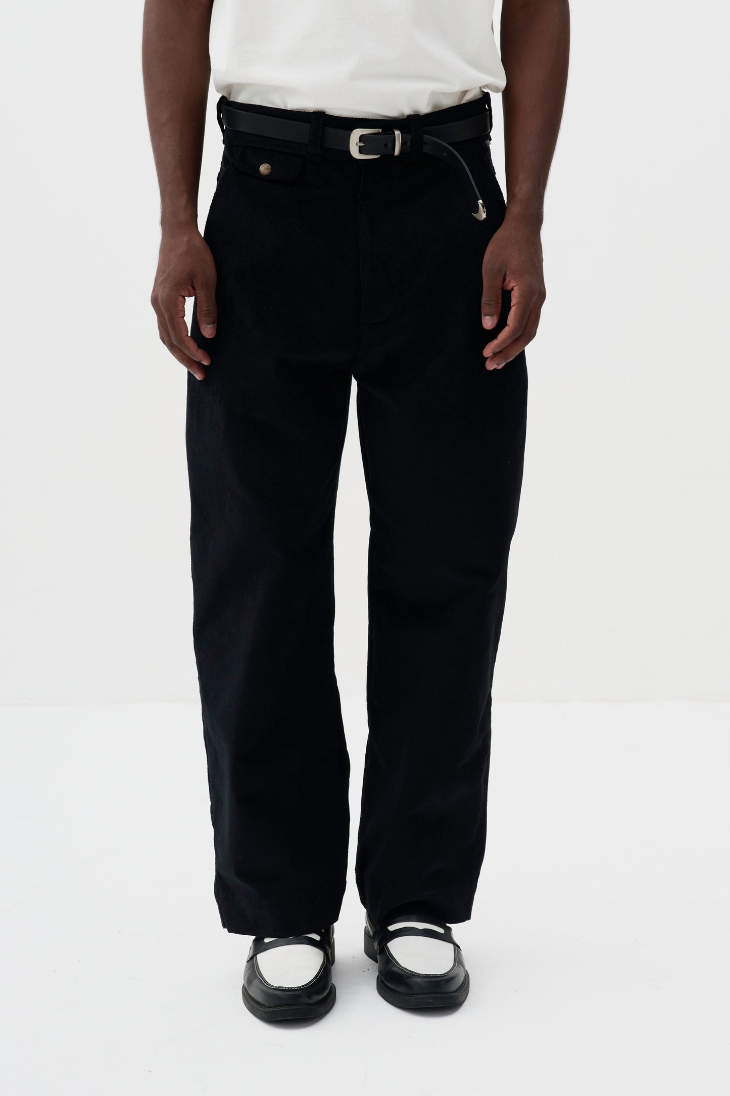 Calça Chino Cotelê - Preto