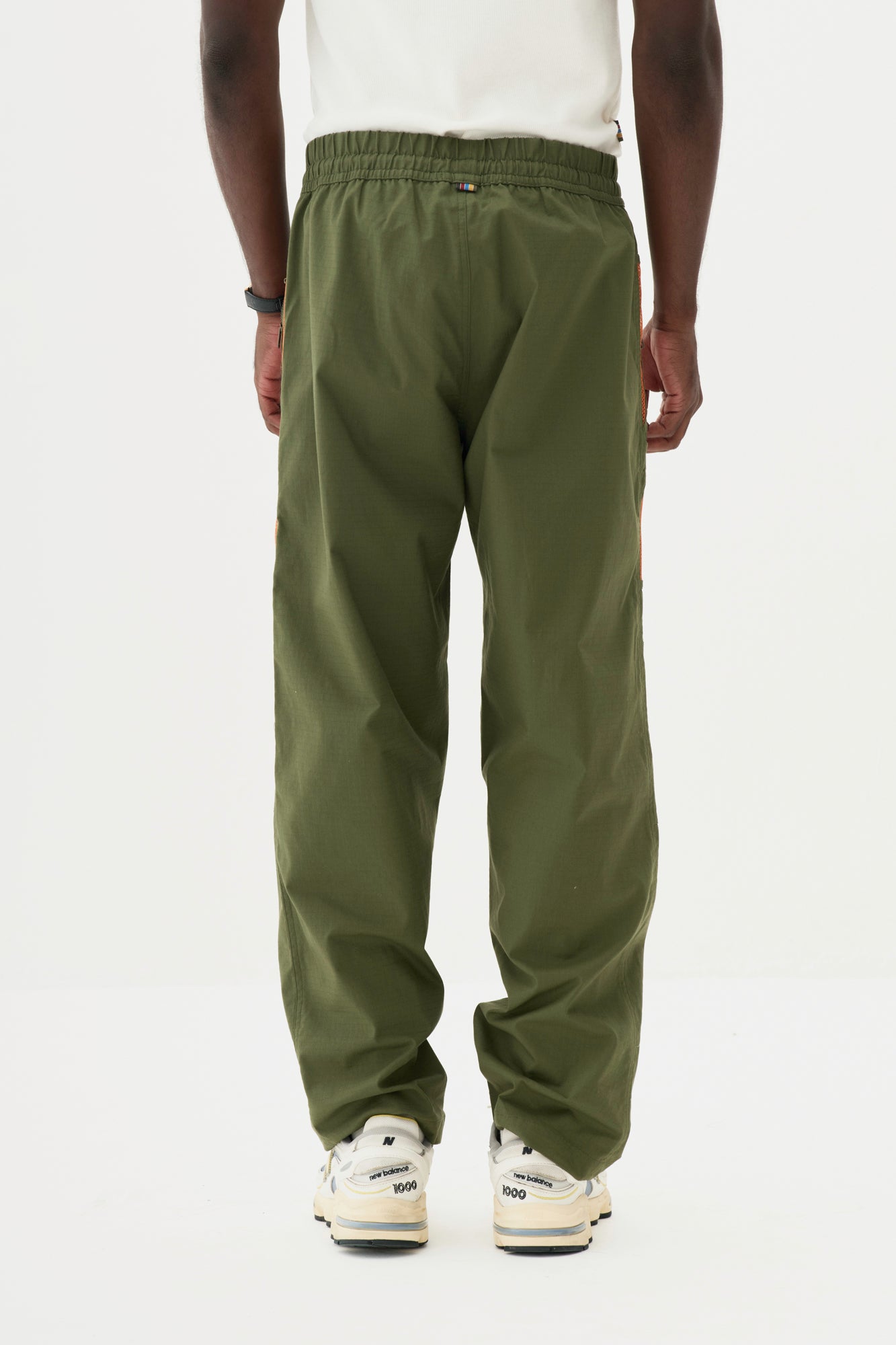 Calça Fishnet Ripstop - Verde e Laranja