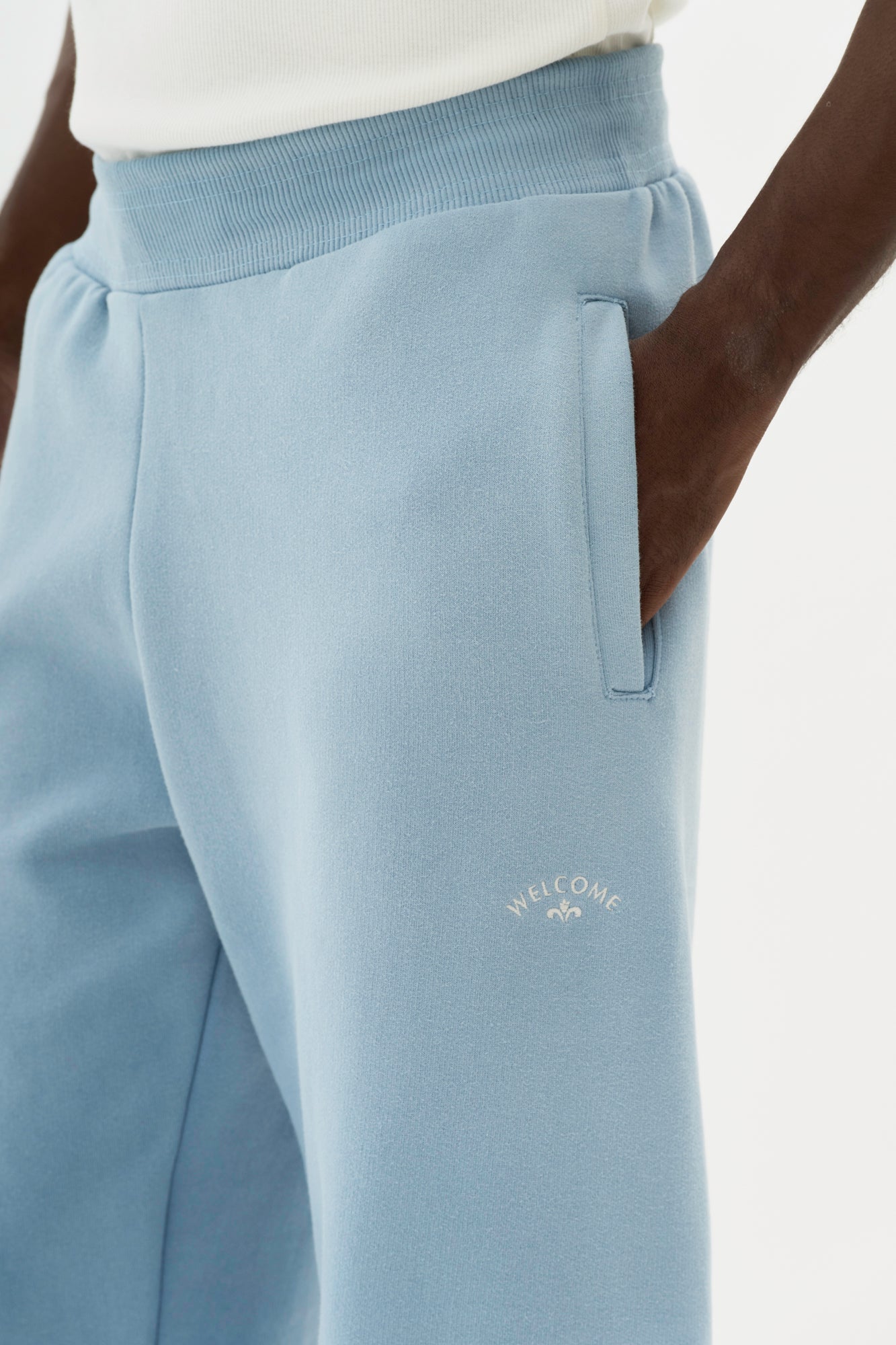 Calça Moletom Sun Faded - Azul Celeste