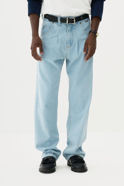 Calça Jeans Sunny Prega Única - Azul Light – Welcome Rio