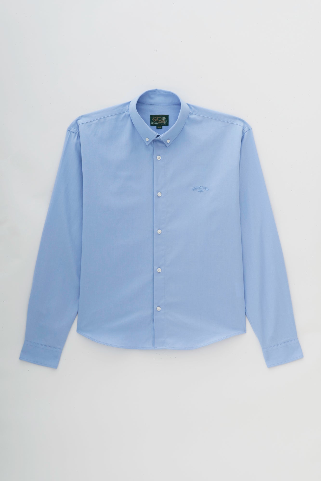Long-Sleeve Oxford Shirt サイズ44 Camisa Oxford Manga Longa - Azul Celeste – Welcome Rio