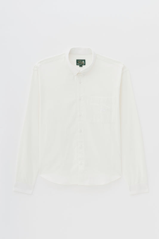 Camisa Oxford Manga Longa - Off White