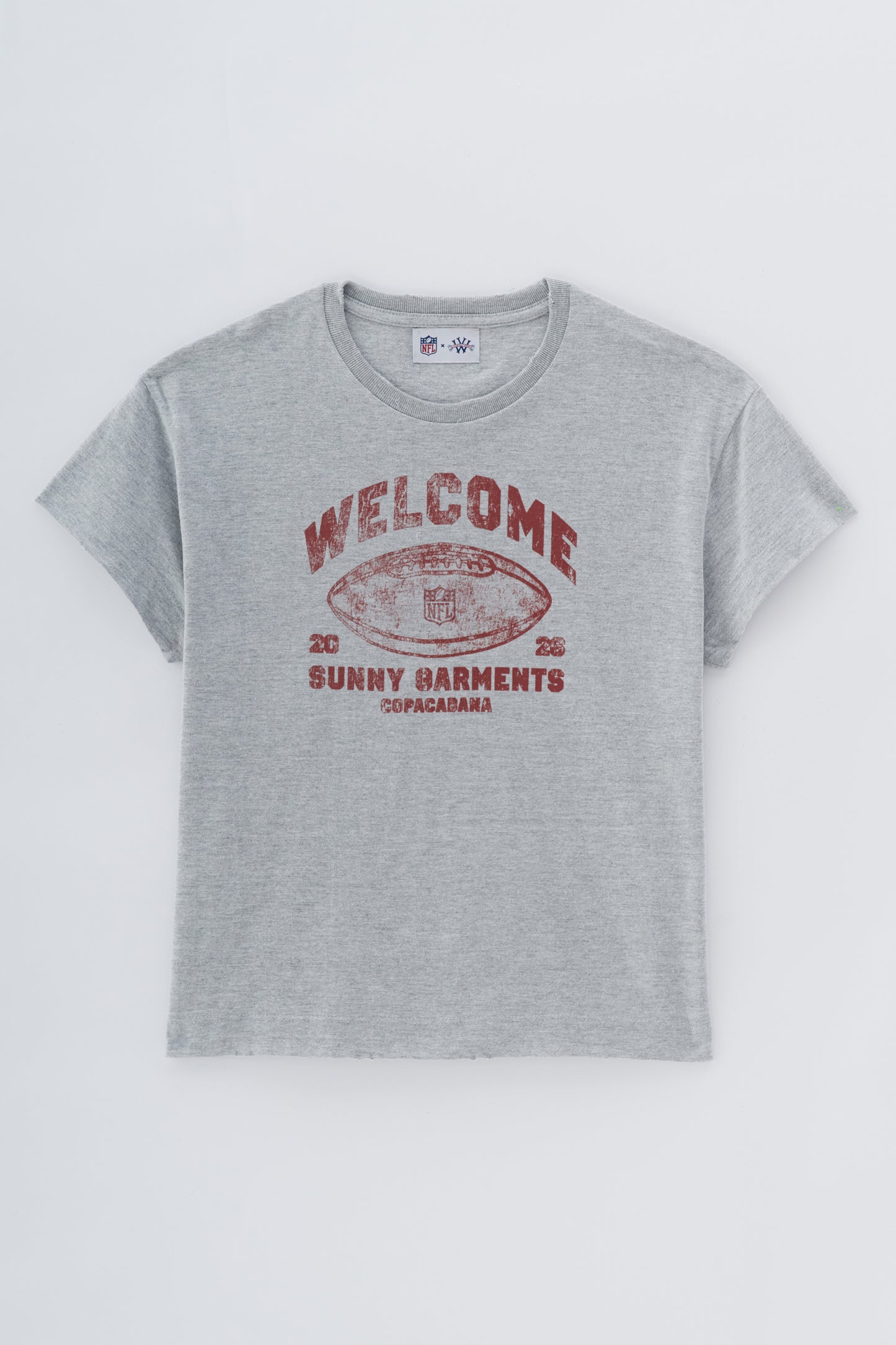 T-shirt Submariner College x NFL - Cinza Mescla
