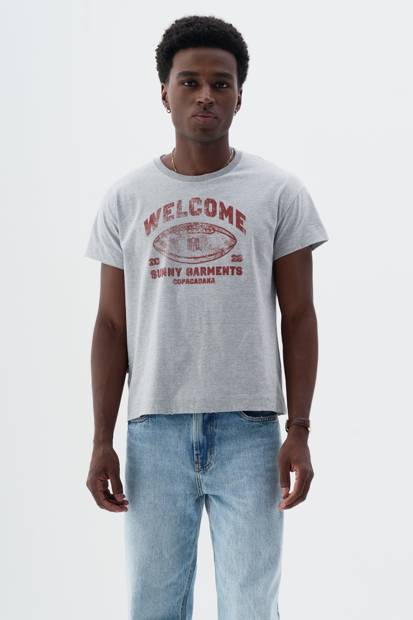 T-shirt Submariner College x NFL - Cinza Mescla