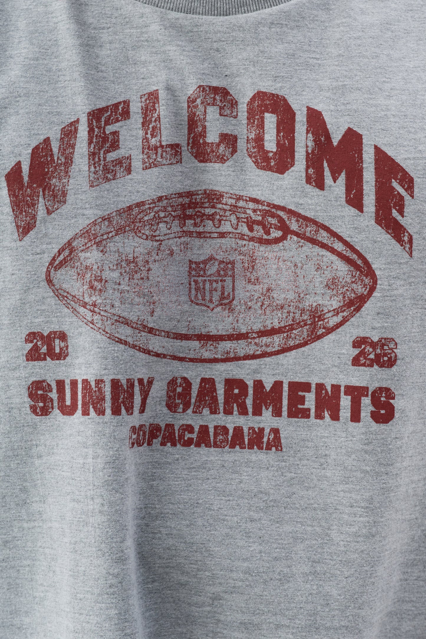 T-shirt Submariner College x NFL - Cinza Mescla