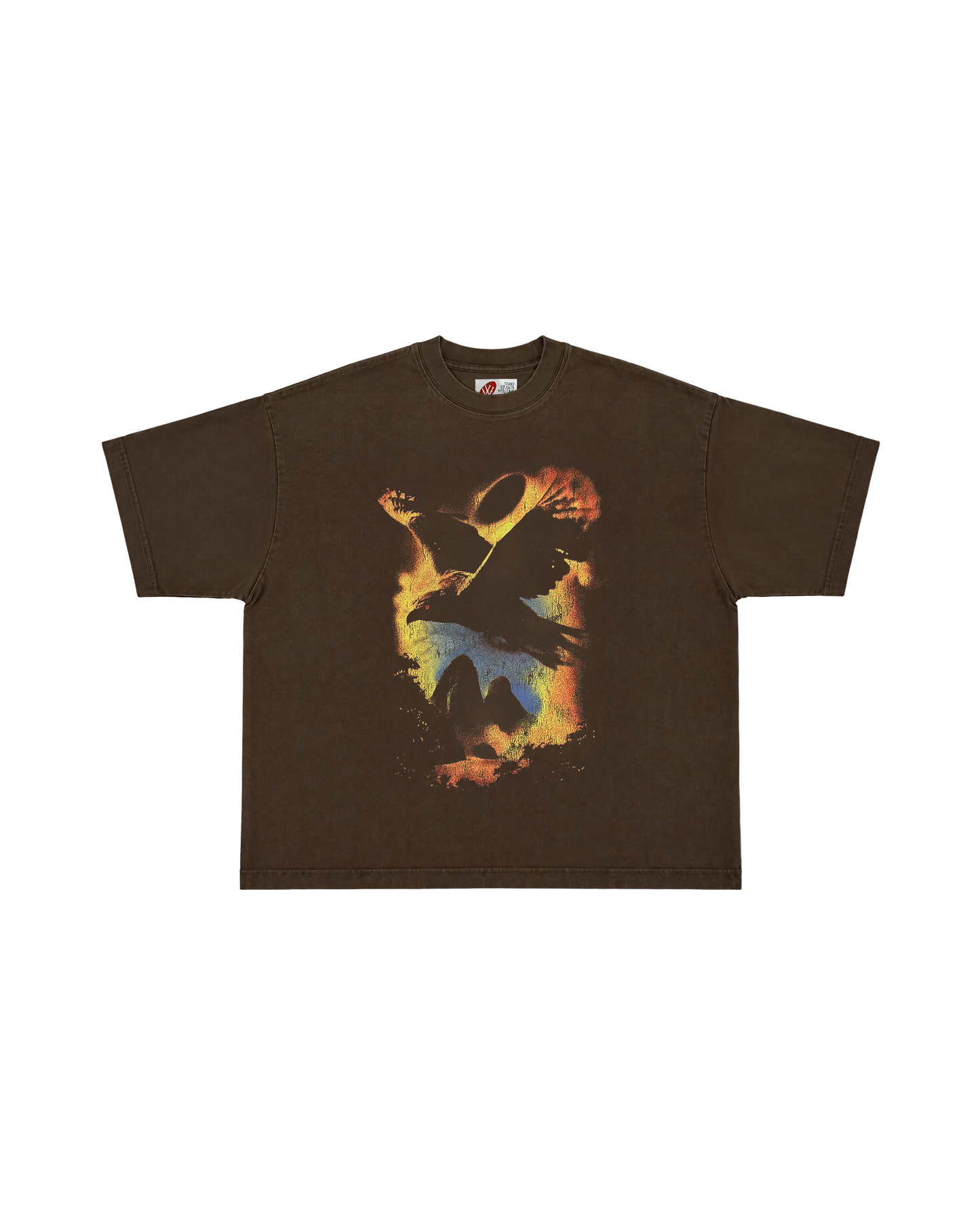 Tshirt Boxy Fit Raven x Egho - Marrom