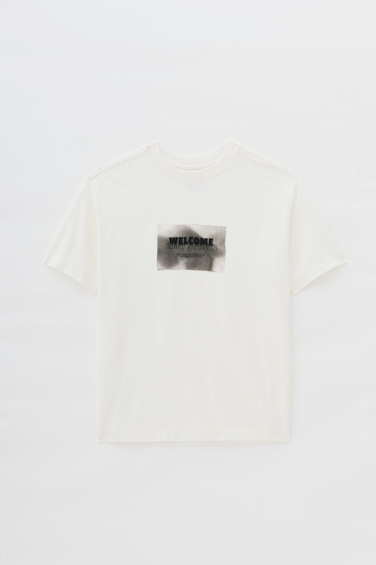 T-shirt Regular Fit Label - Off White