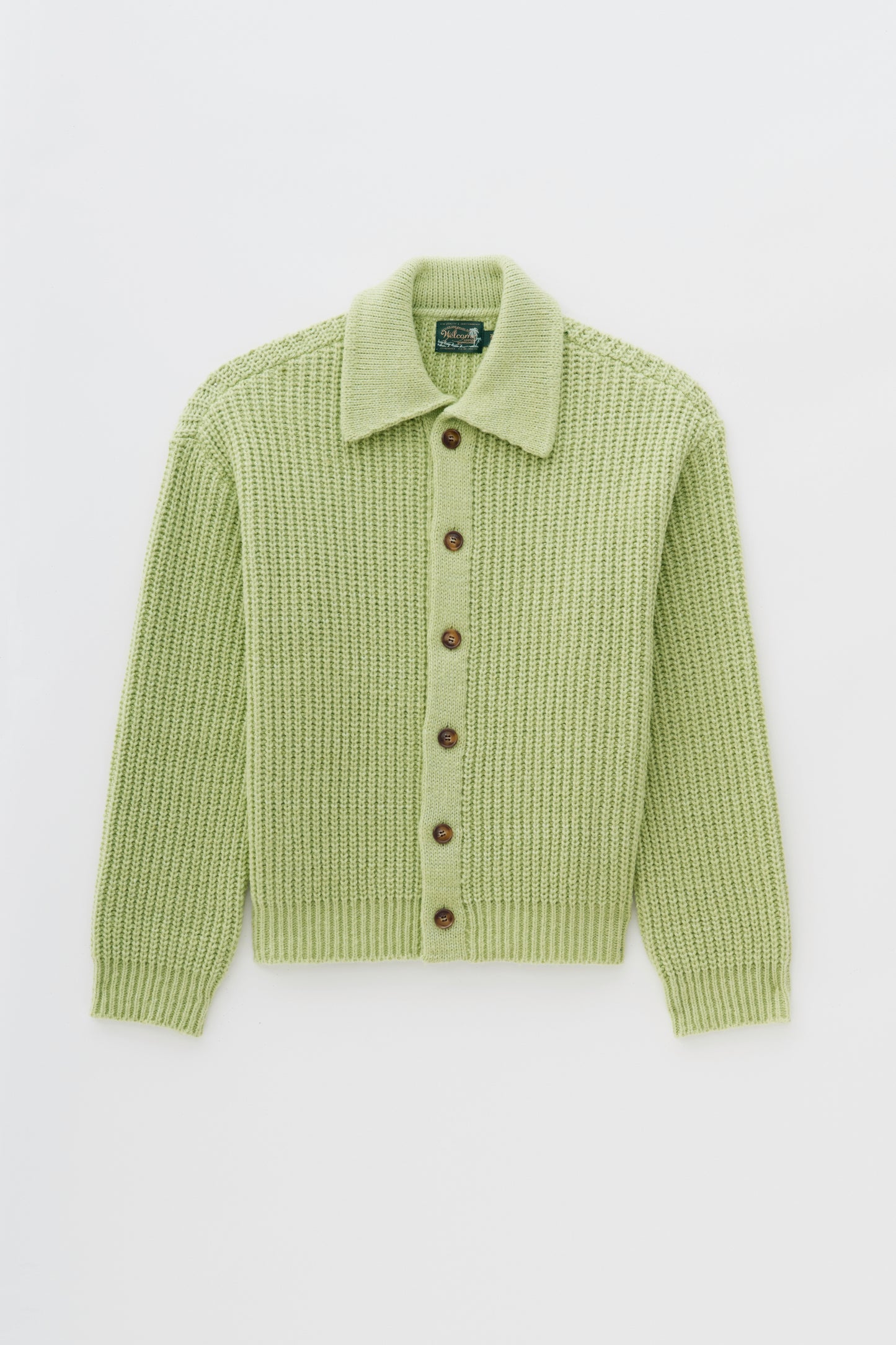 Cardigan Pom Tricô - Verde Mint