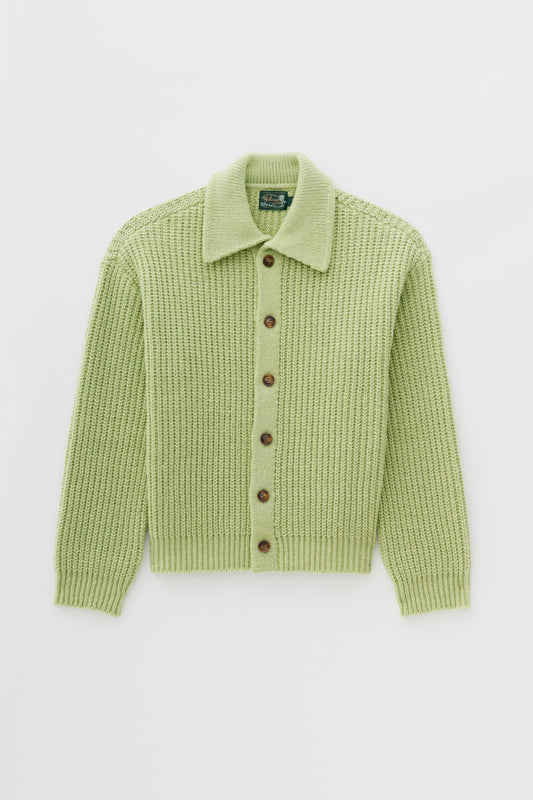 Cardigam Pom Tricô - Verde Mint