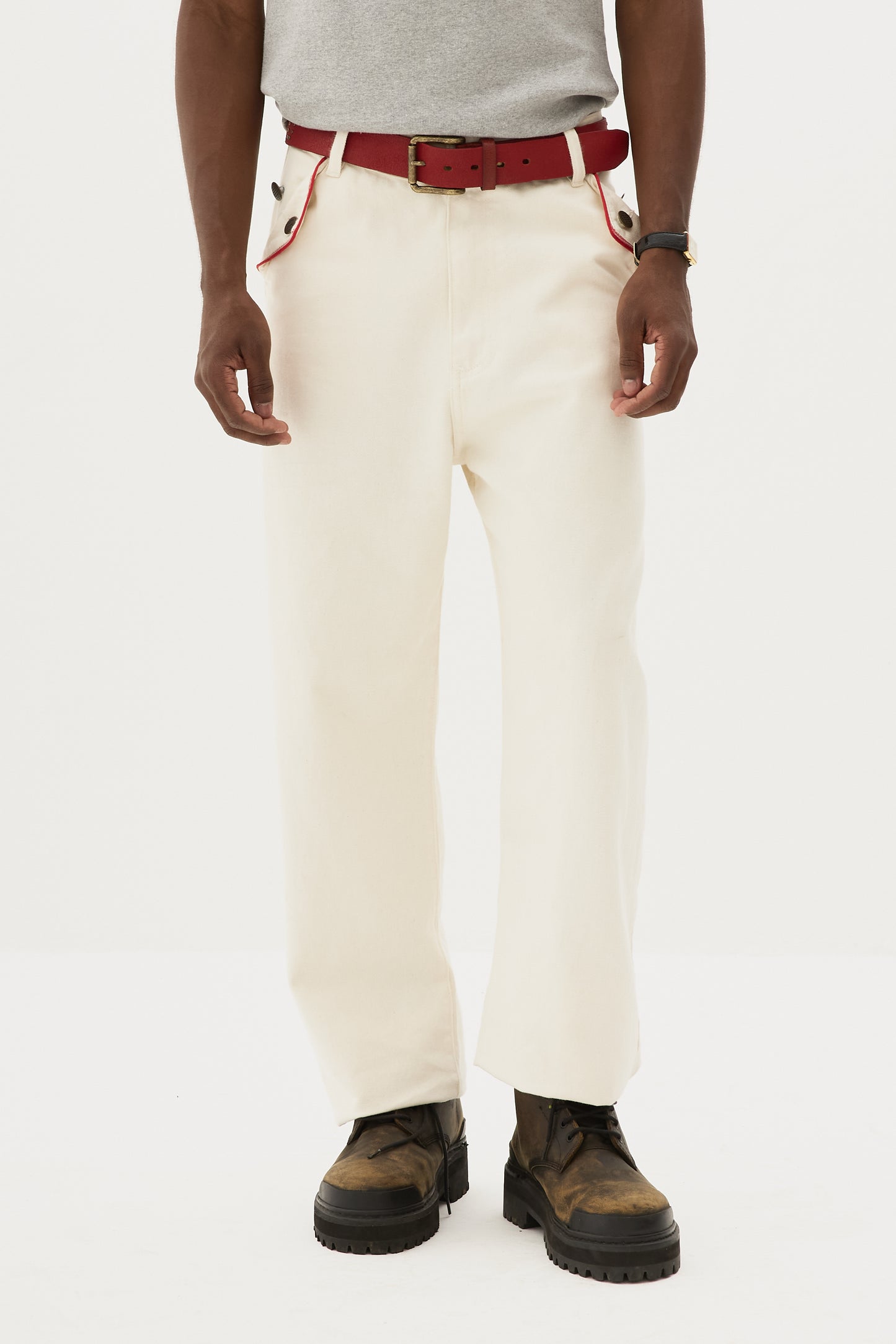 Calça Wide Flip x Egho - Off White