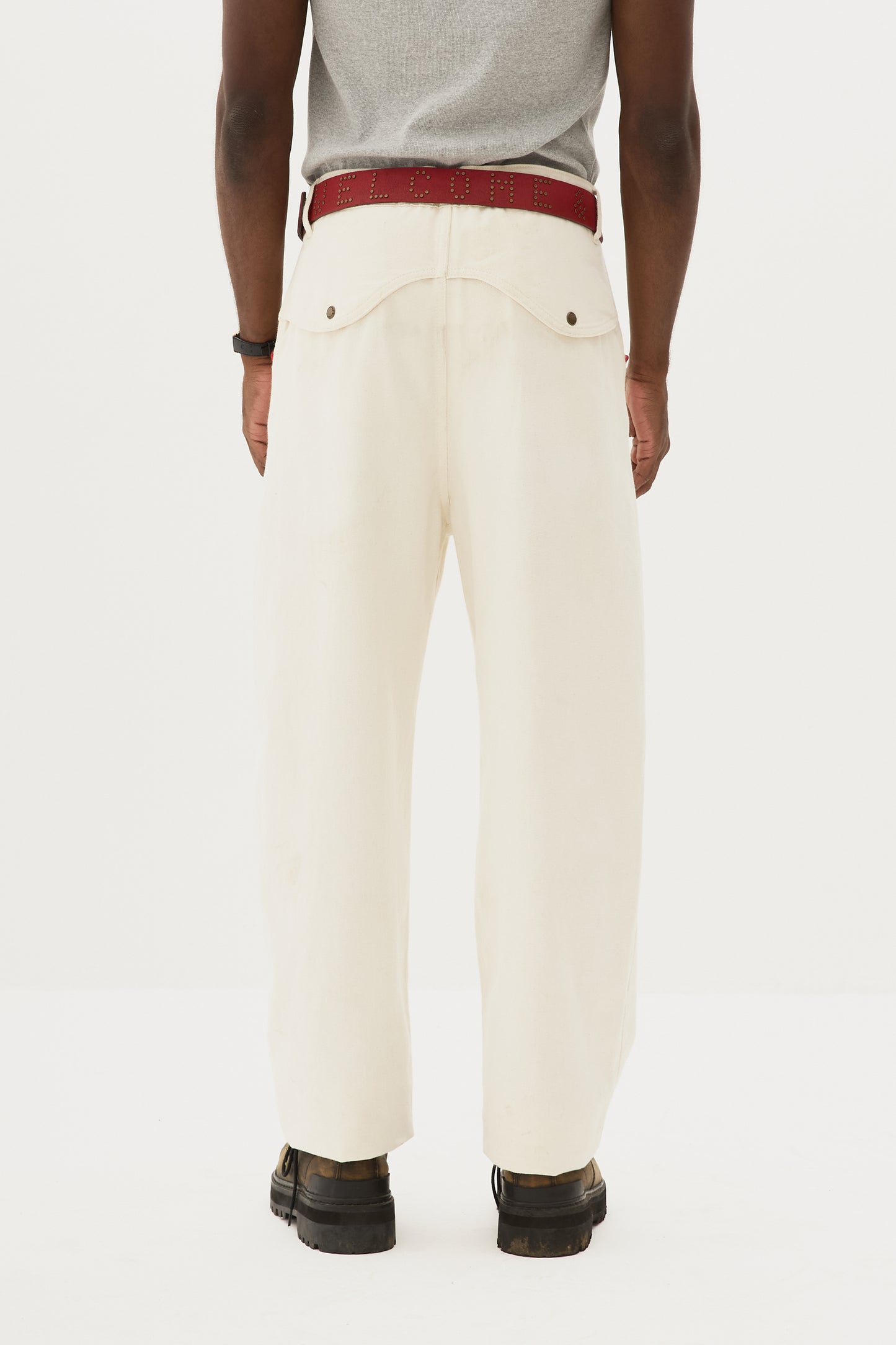 Calça Wide Flip x Egho - Off White
